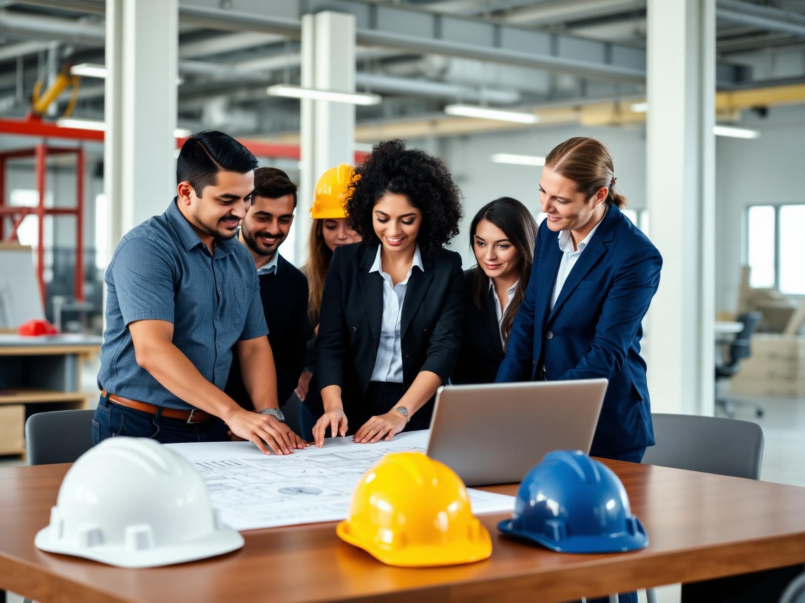 Equipe de engenharia da Multitec em colaboração técnica